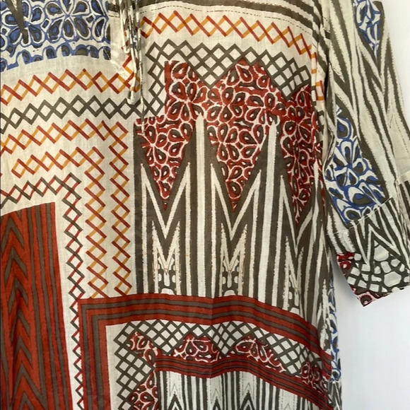 Antica Sartoria by Giacomo Cinque Swim Kaftan Dress Coverup Large - Picture 4 of 14